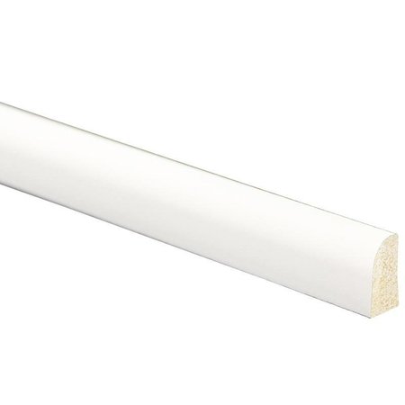 INTEPLAST GROUP 109 Base Moulding, 8 ft L, 916 in W, 14 in Thick, Shoe Profile, Polystyrene 61090800032